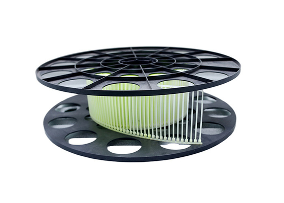kaufen Weiße 100 mm automatische Kabelbinderrolle für Bündel PA66-Material online manufacture