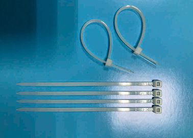 kaufen Der Selbst, der Nylonkabelbinder zuschließt, schwärzen weiße Länge 100mm 4inch des Polyamid-66 der Breiten-2.5mm online manufacture