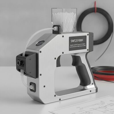 kaufen SWT25100H Automatisches Zip Tie Tool Betriebsgeschwindigkeit 0,7 Sekunden pro Kabel Bindung Ideal für optimierte Kabel Gurt Montage online manufacture