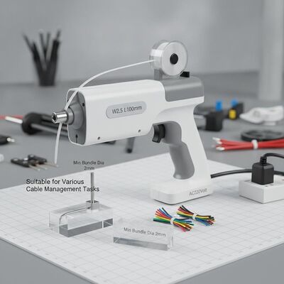 kaufen Kabelbinder, B2,5, L100 mm, automatisches Kabelbinderwerkzeug, AC220 Volt, min. Bündeldurchmesser 2 mm, geeignet für verschiedene Kabelmanagementaufgaben online manufacture