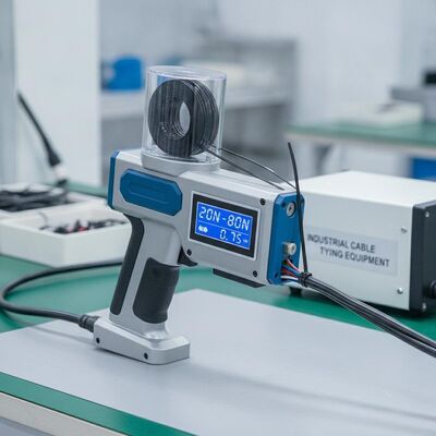 kaufen 20N 80N Verstellbares Bündeldichtes Automatisches Zip Tie Tool Schnelle Betriebsgeschwindigkeit 0,7S Kabelbindungsanlage für Industrie online manufacture