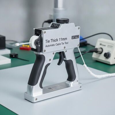 kaufen Krawatte 11 mm Dicke Automatisches Kabelkrawattenwerkzeug Verstellbares Bündeldichte 20N 80N Konzipiert für Kabelknoten W25 L100mm und Betrieb online manufacture