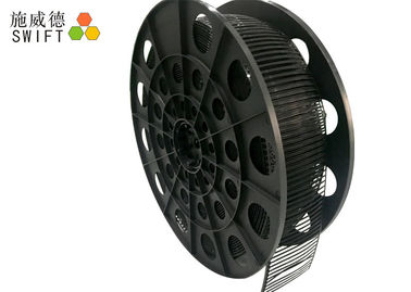 Der Längen-150mm schwarze Plastikbindungen Streifen-Nylonkabelbinder-der Breiten-3.6mm