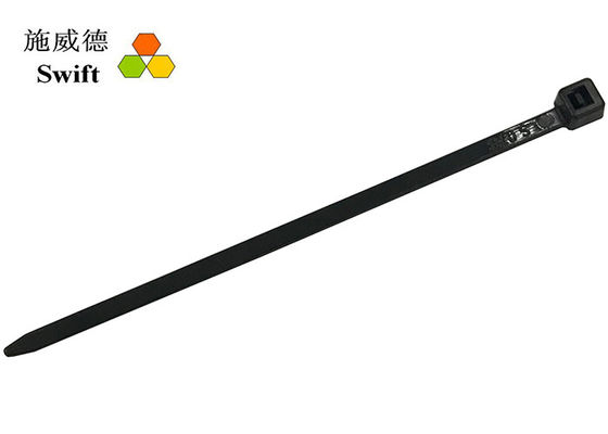 Schwarze Massenkabelbinder der Dehnfestigkeits-8kg UL94V2 80mm